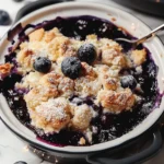 Crockpot Blueberry Cobbler