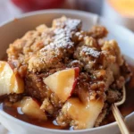 Crockpot Caramel Apple Dump Cake