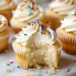 Vanilla Birthday Cupcakes