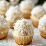 Coconut Snowball Cupcakes