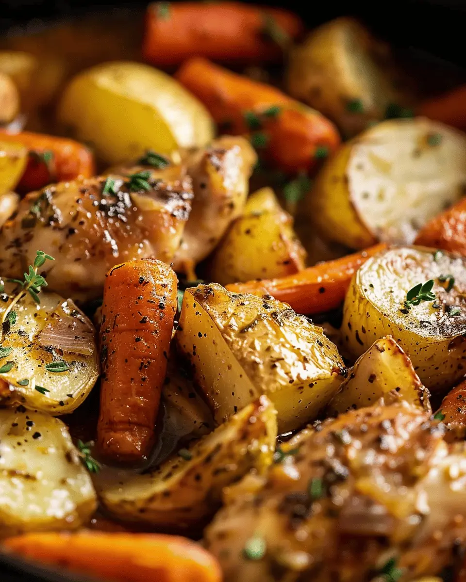 Slow Cooker Garlic Butter Chicken: Easy Recipe with Veggies