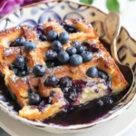 breakfast ideas : Overnight Blueberry French Toast Casserole