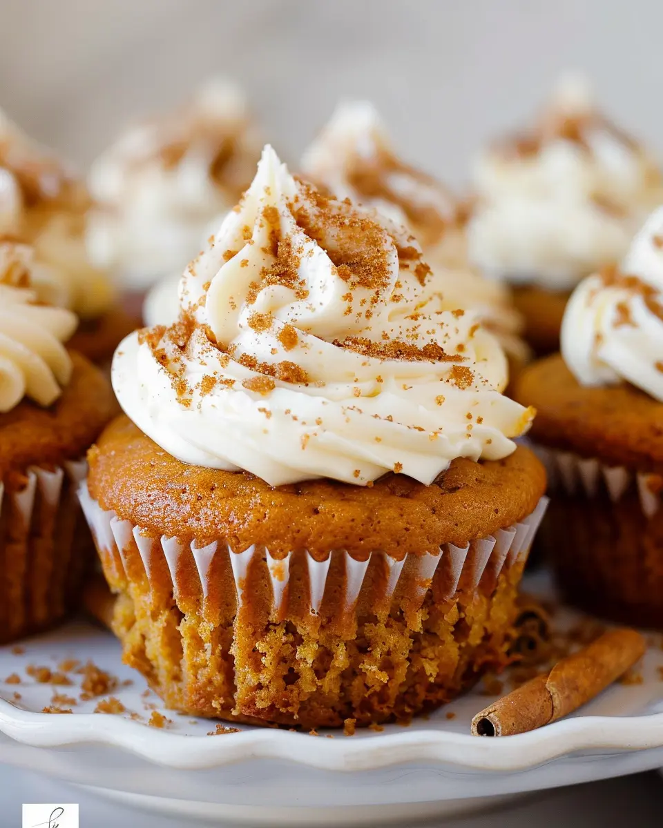 Pumpkin Cupcakes with Cream Cheese Frosting: The Best Seasonal Treat