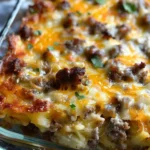 breakfast ideas : Sausage Hashbrown Breakfast Casserole