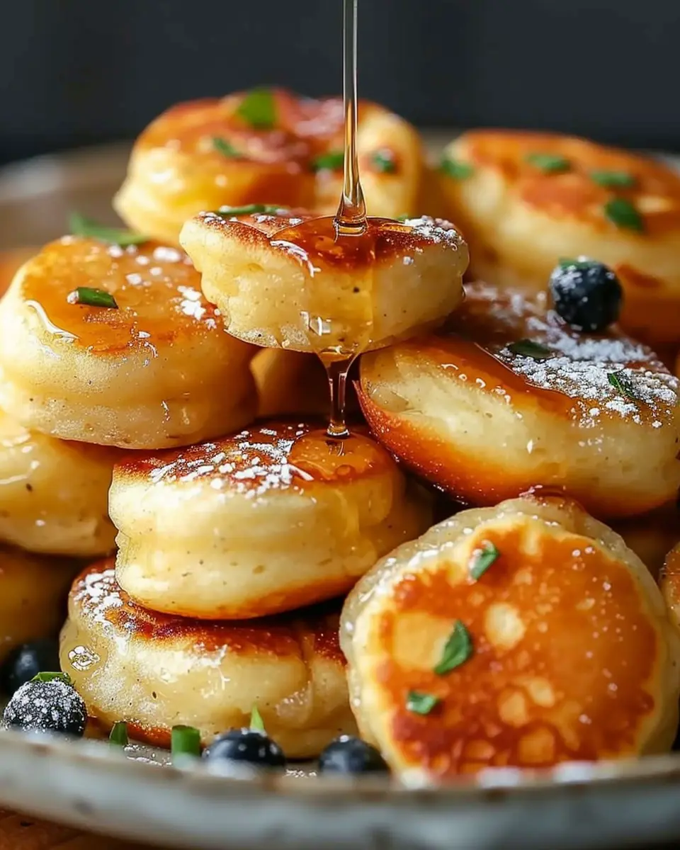 Breakfast ideas: Indulgent Pancake Poppers with Turkey Bacon and Chicken Ham