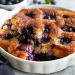 breakfast ideas : Overnight Blueberry French Toast Casserole