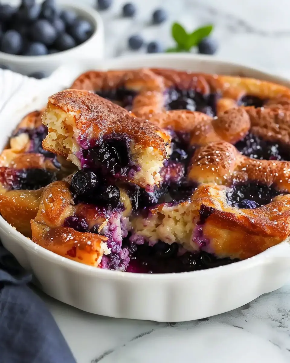 Breakfast ideas: Indulgent Overnight Blueberry French Toast Casserole