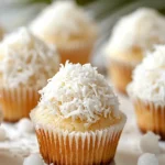 Coconut Snowball Cupcakes