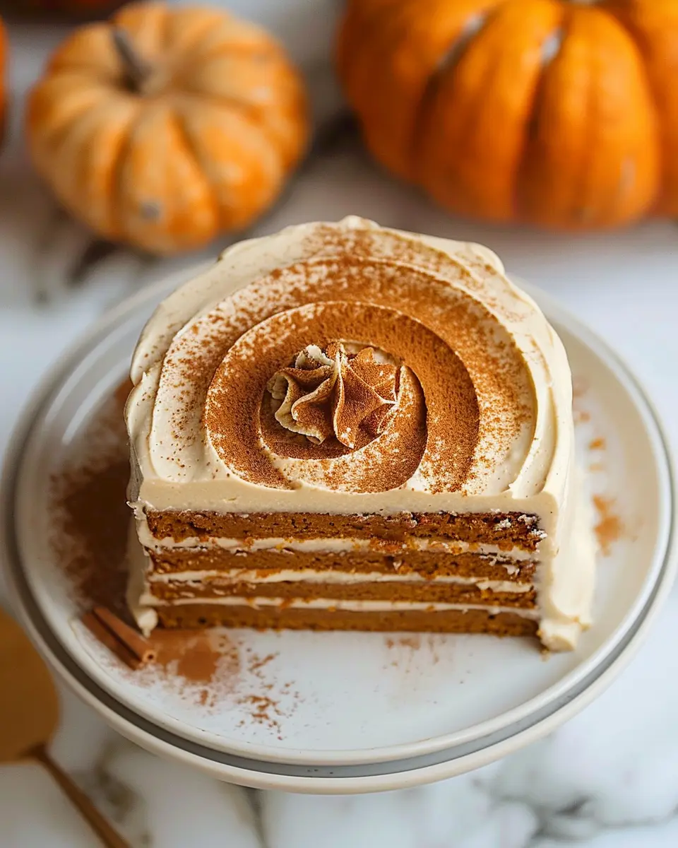 Pumpkin Layer Cake: The Best Brown Sugar Cinnamon Cream Cheese Delight