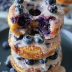 breakfast ideas : Baked Blueberry Donuts