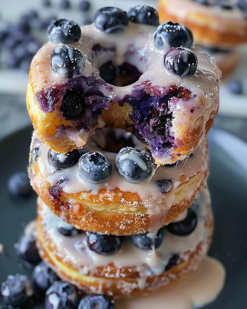 Breakfast ideas: Easy Baked Blueberry Donuts for a Delightful Start