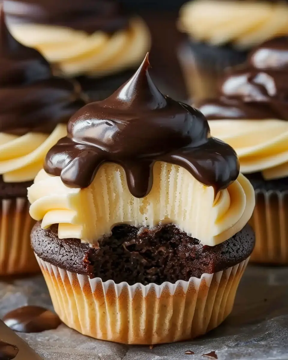 Easy Boston Cream Cupcakes: A Delightful Twist on a Classic Treat