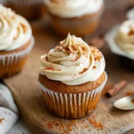 Easy Pumpkin Cupcakes with Cream Cheese Frosting