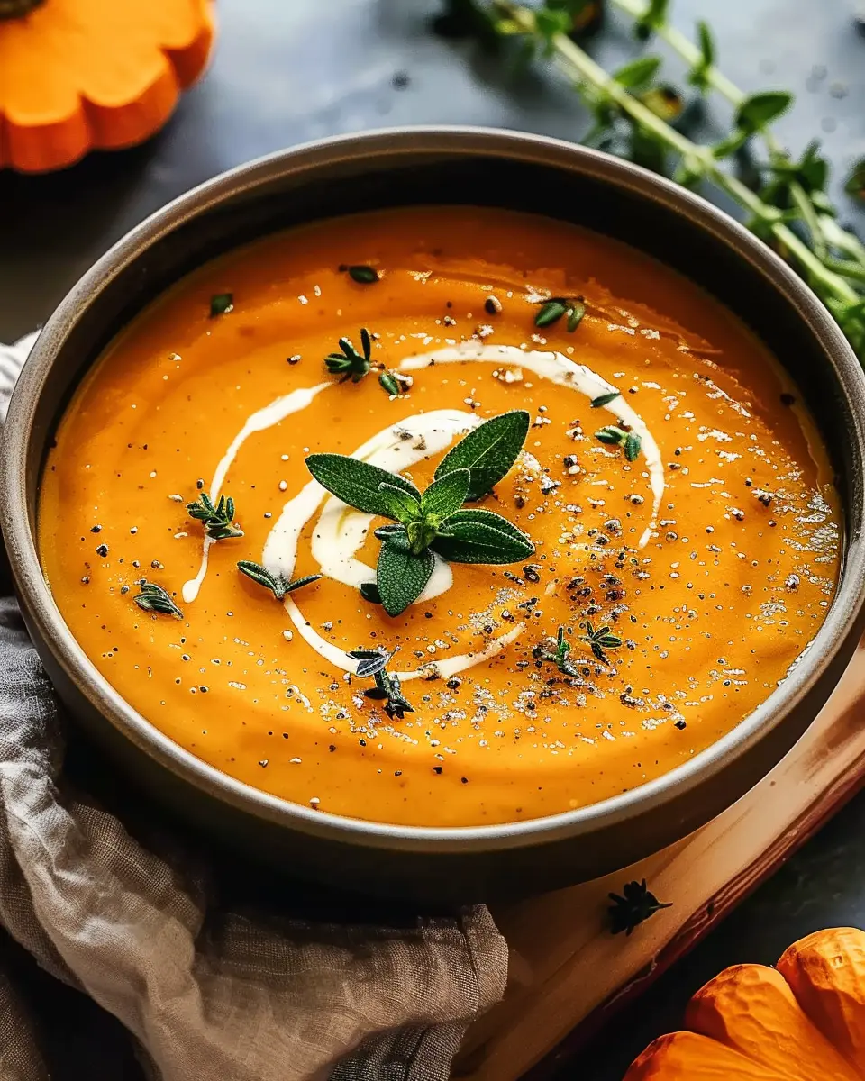 Pumpkin Soup Made Easy: Creamy Comfort with Turkey Bacon