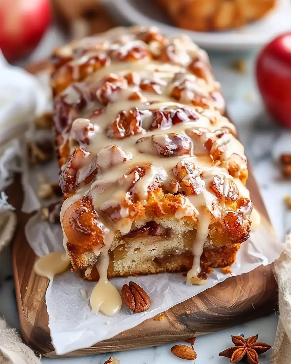 Breakfast ideas: Indulgent Amish Apple Fritter Bread Recipe