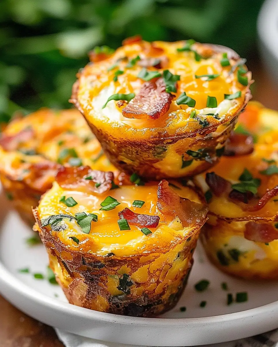Loaded Bacon and Egg Hash Brown Muffins: Easy Turkey Bacon Delight