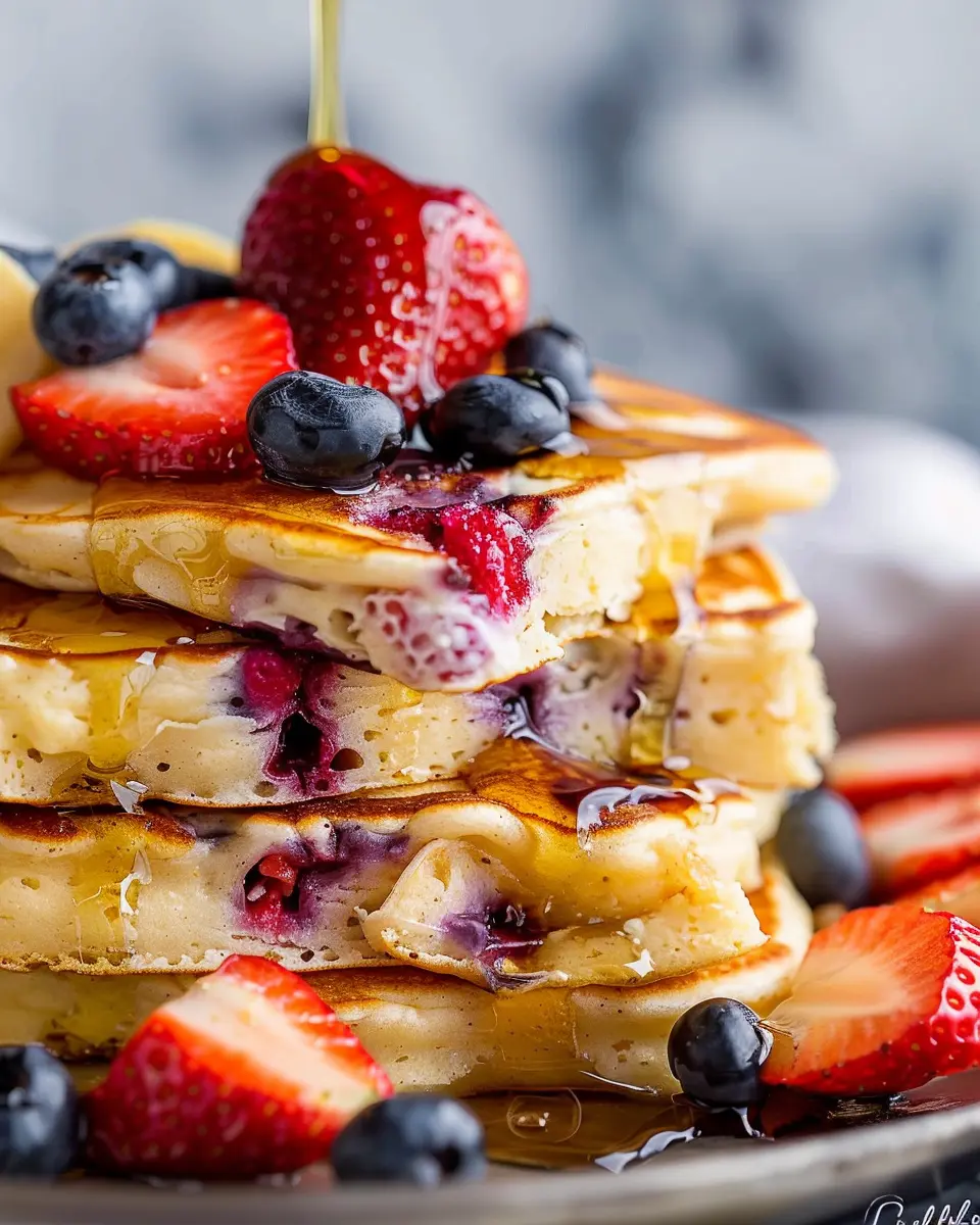 breakfast ideas: Easy Sheet Pan Pancakes with Turkey Bacon