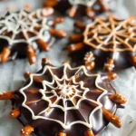 Halloween Chocolate Pretzel Spider Webs: A Sweet and Spooky Treat