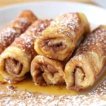 breakfast ideas : Cinnamon French Toast Roll Ups