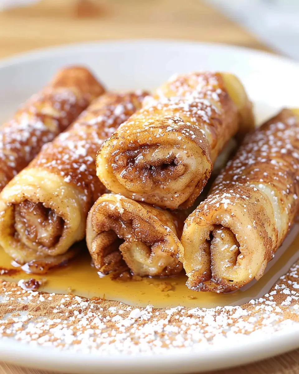 Breakfast ideas: Indulgent Cinnamon French Toast Roll Ups