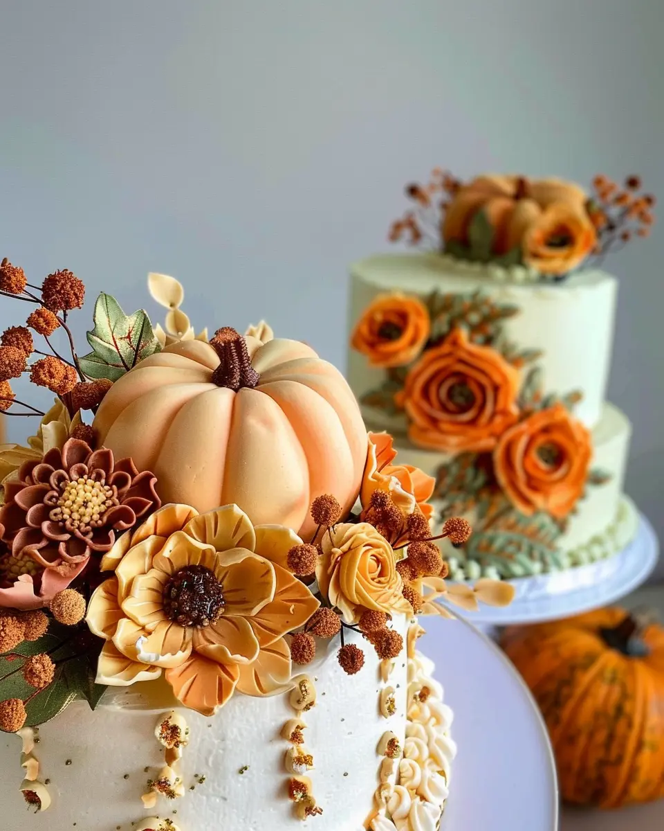 Personalized Pumpkin and Bloom Cake: The Best Homemade Delight
