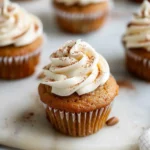 Easy Pumpkin Cupcakes with Cream Cheese Frosting