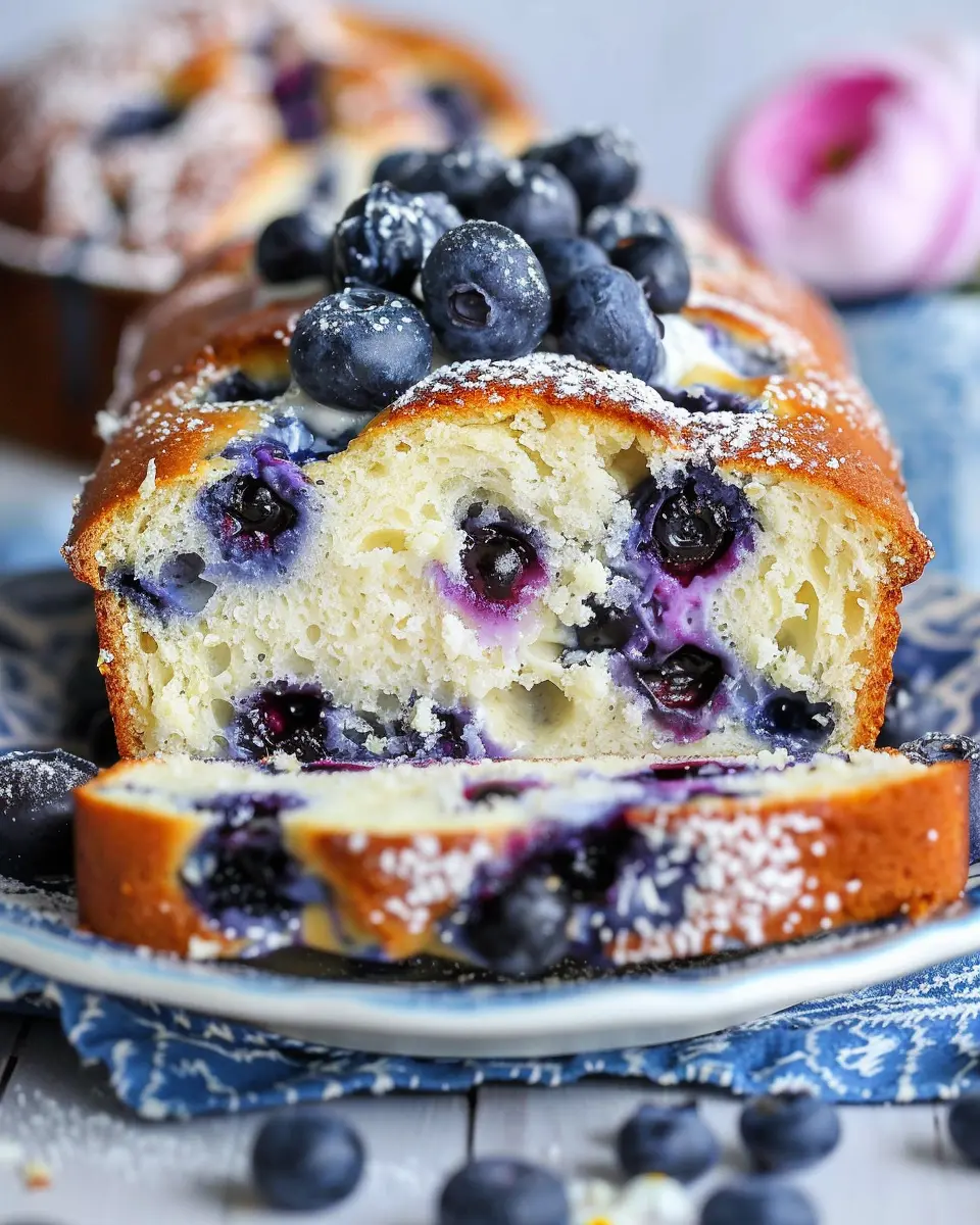 Blueberry Cream Cheese Bread Recipe: Sweet and Creamy Delight