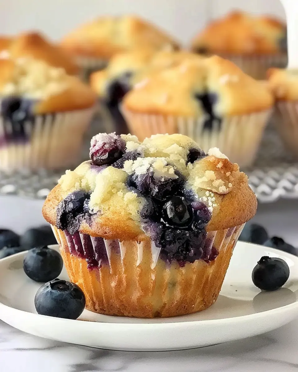 Juicy blueberry cream cheese muffins that everyone will love