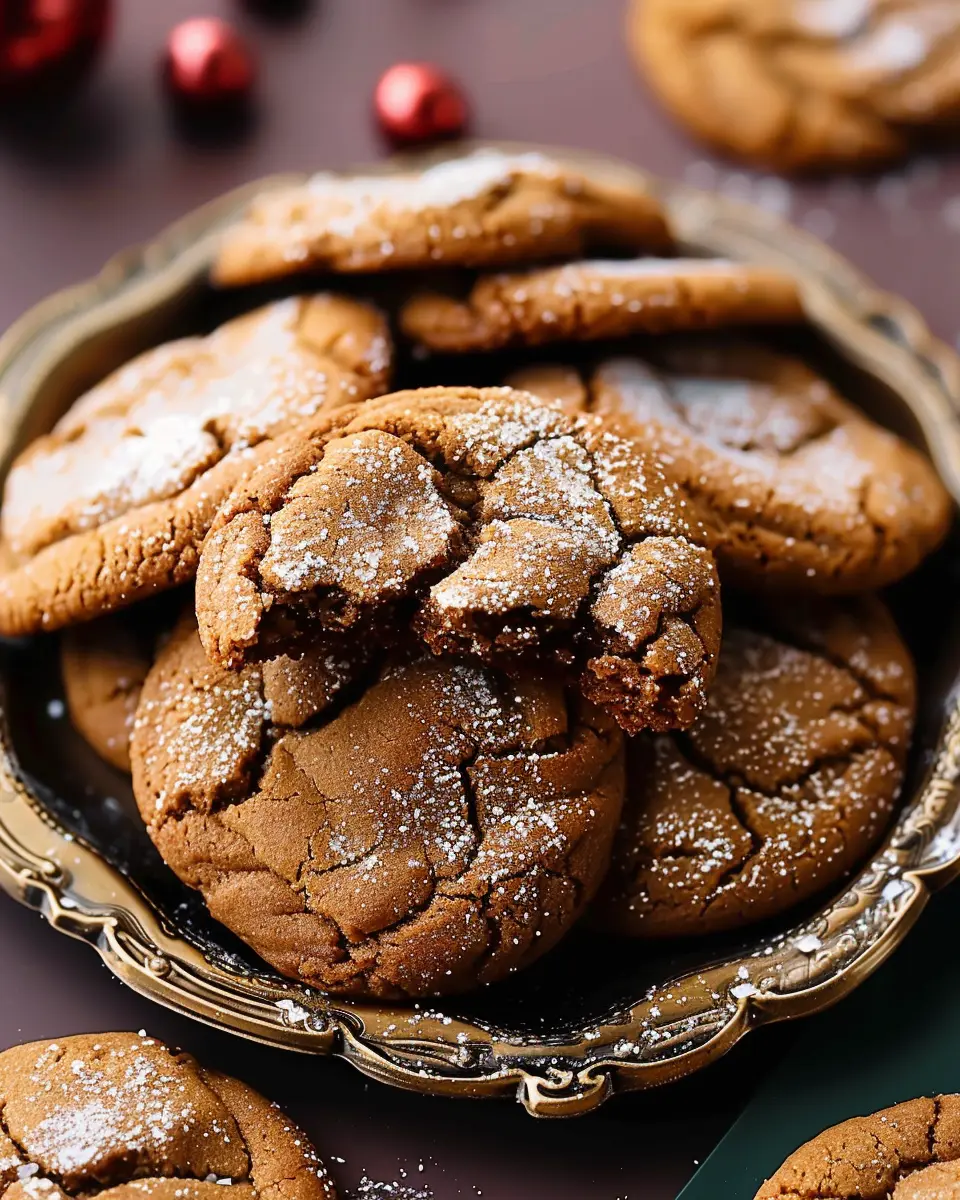Soft Gingerbread Cookies: Chewy Brown Butter Molasses Delight