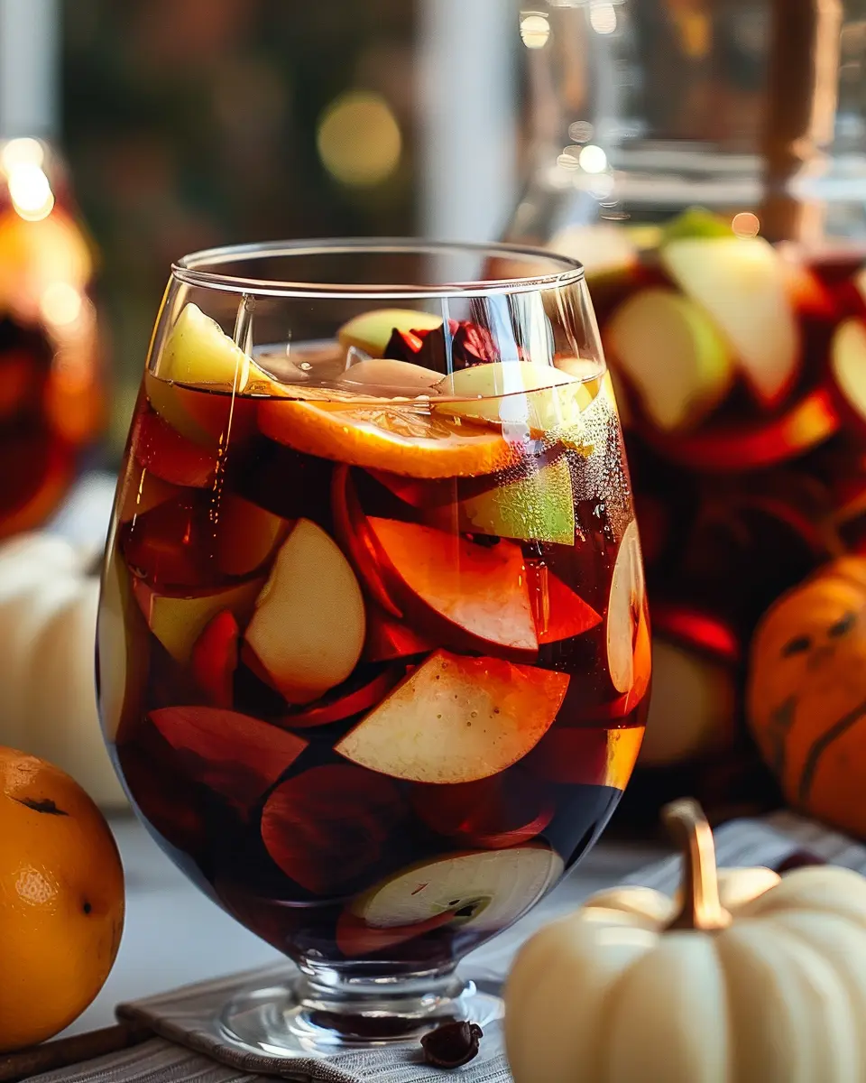 Autumn Sangria: Easy, Fruity Blend for Cozy Gatherings