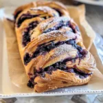 Blueberry Cream Cheese Babka
