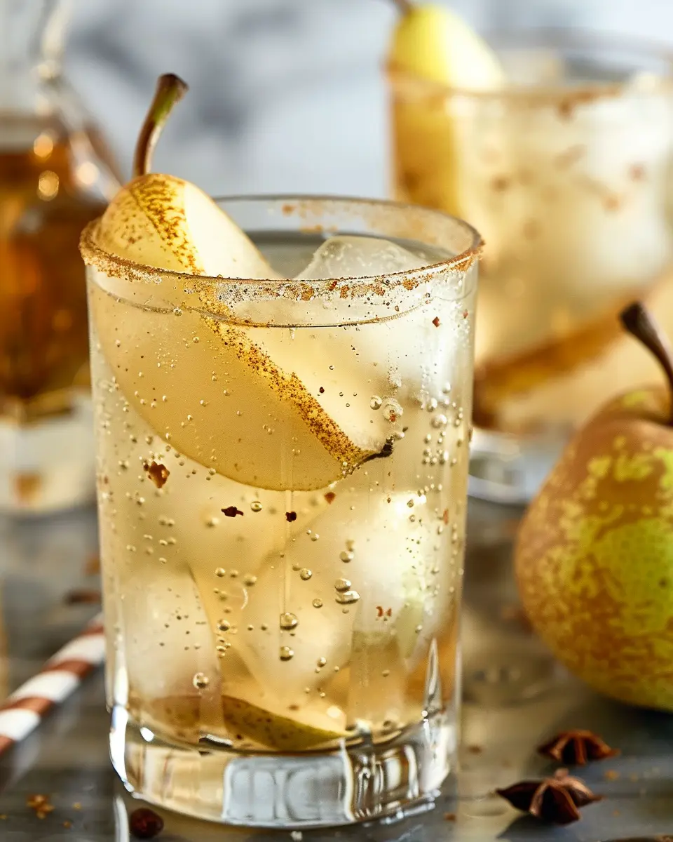 Spiced Pear Collins: A Refreshing &amp; Easy Twist on Classic Flavors
