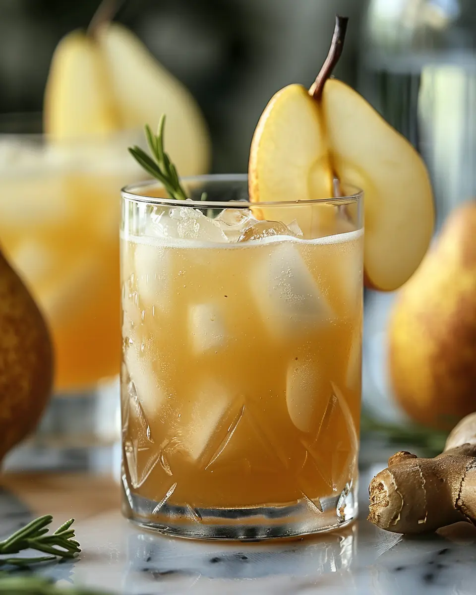Pear Ginger Fizz: The Refreshing Twist You’ll Love