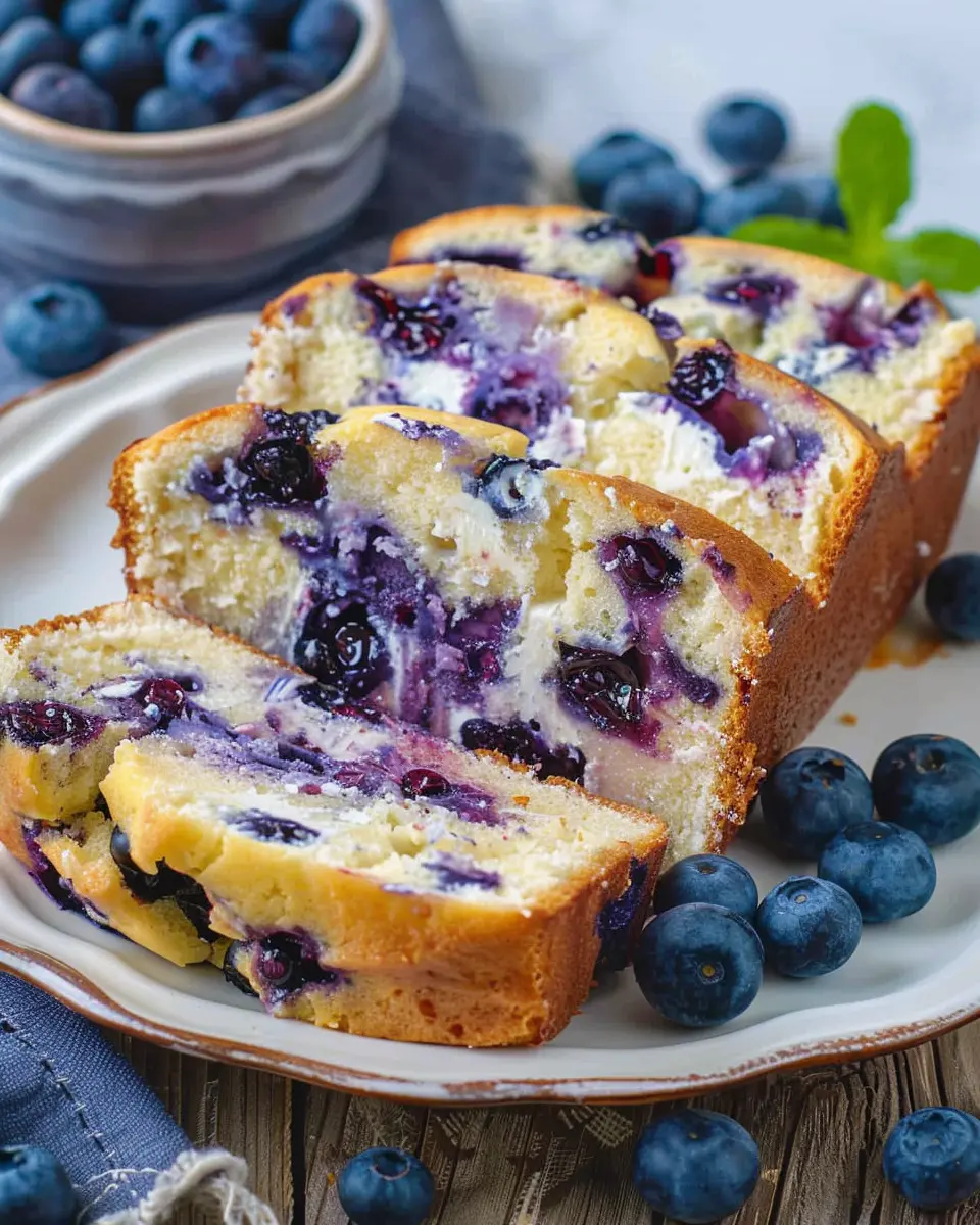 Blueberry Cream Cheese Loaf: The Best Homemade Delight