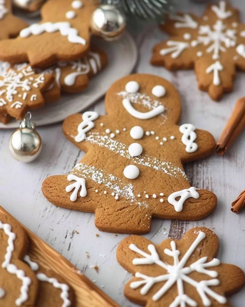 Soft Gingerbread Cookies: Easy No Spread Cookies for Decorating