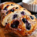Blueberry Lemon Cream Cheese Sourdough Bread