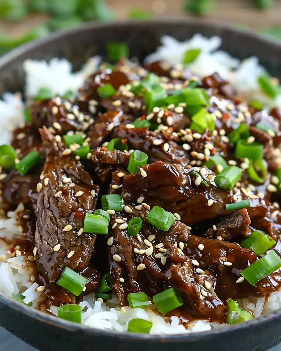 Easy Slow Cooker Korean Beef: Flavorful &amp; Family-Friendly Delight