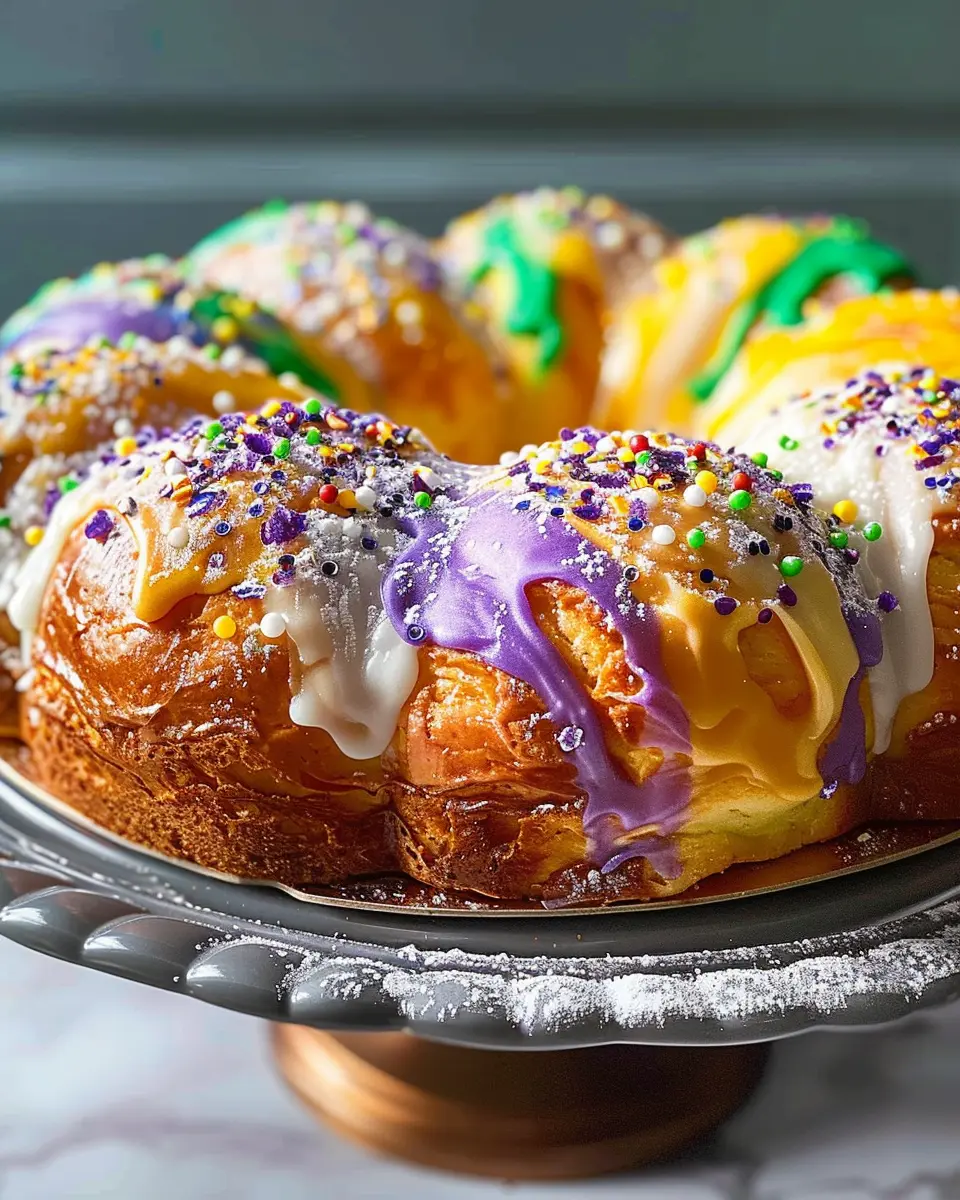 Delicious Mardi Gras King Cake: Easy Recipe for Festive Fun