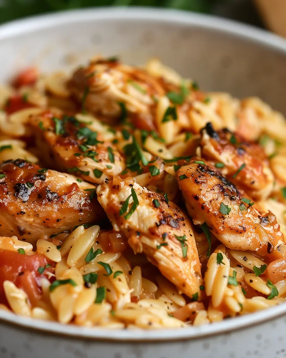 Cajun Chicken Orzo: A Flavorful Twist on Comfort Food