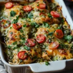 Delicious Salsa Verde Chicken Casserole