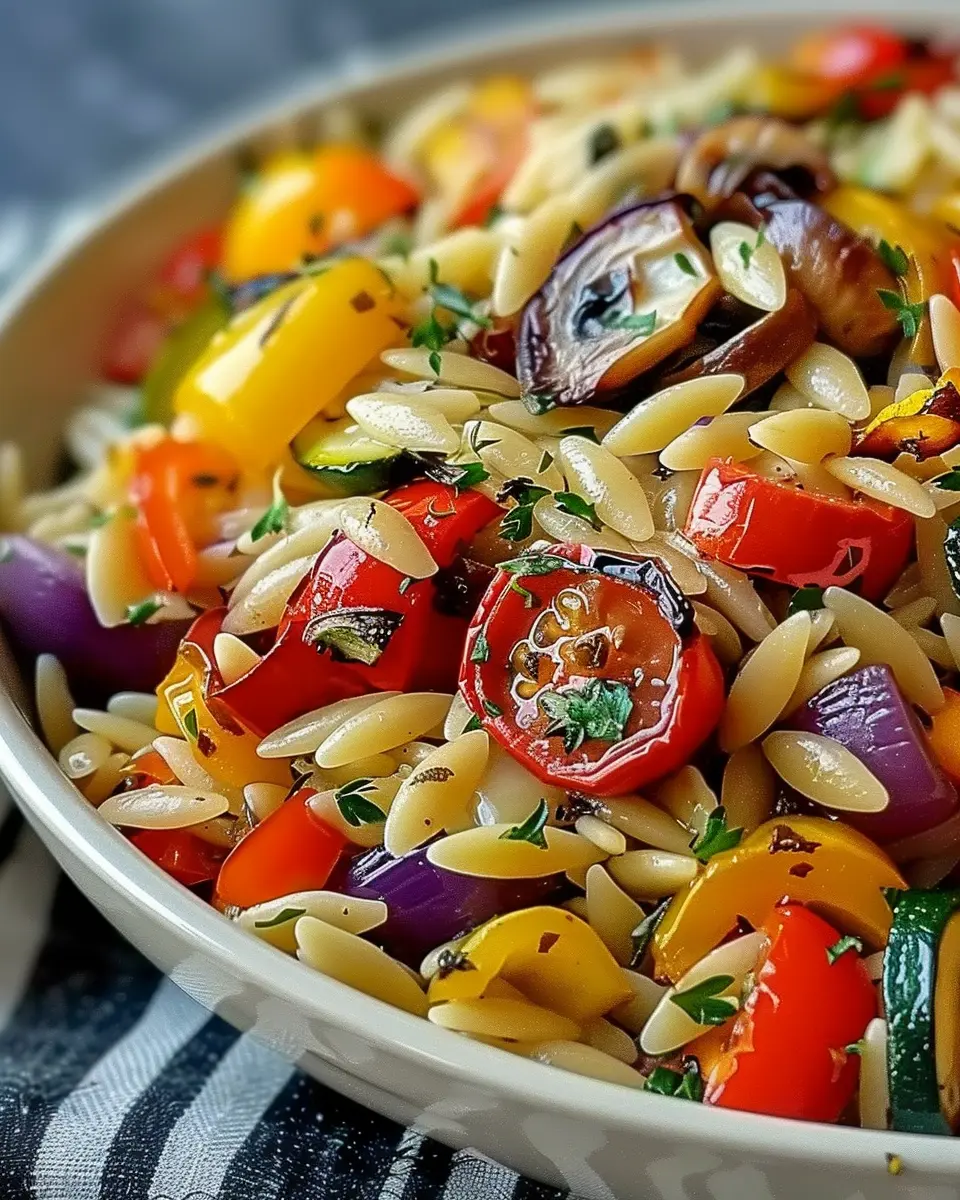 Roasted Vegetable Orzo: A Nutritious Twist for Your Next Meal