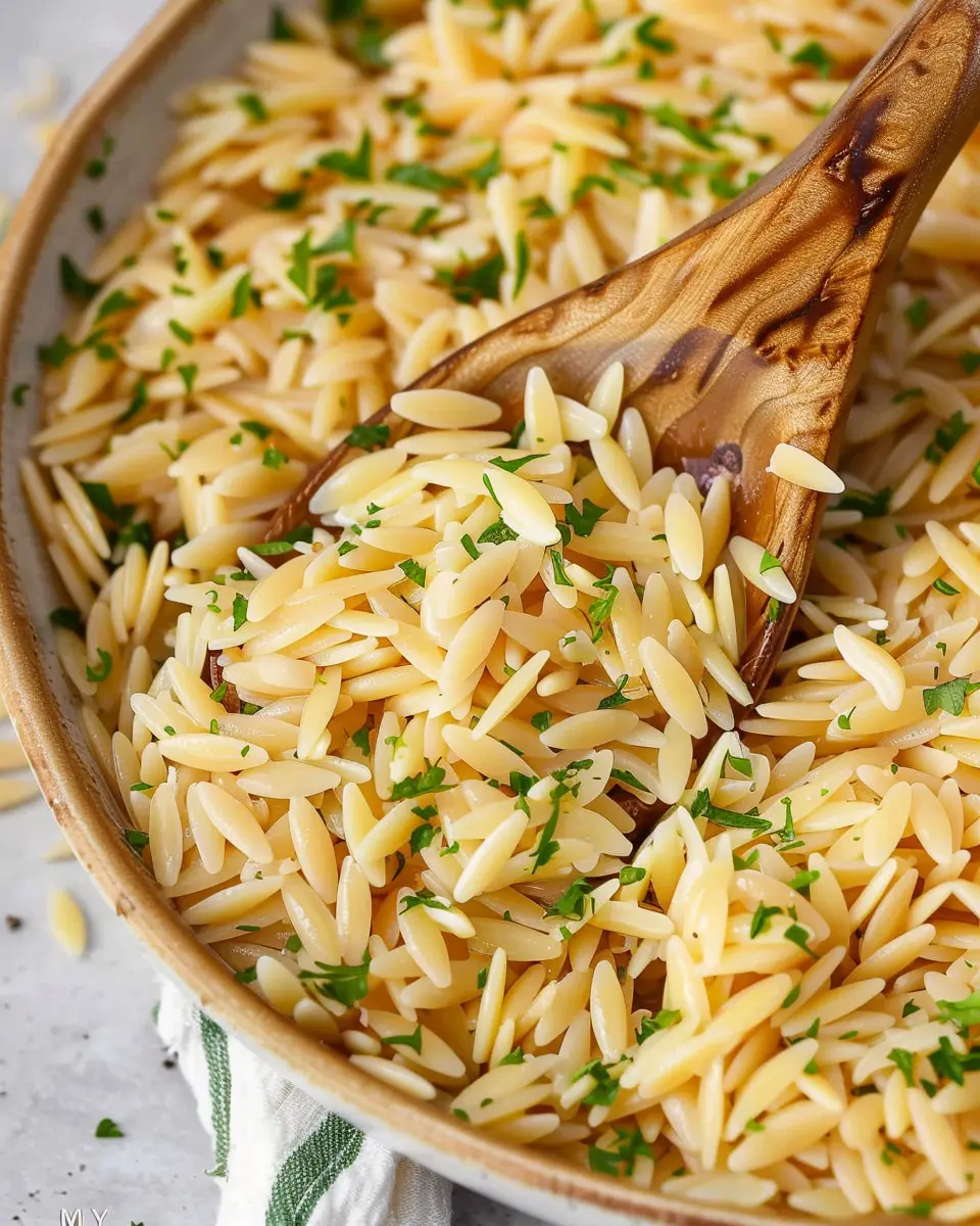 Lemon Orzo Delight: Easy Turkey Bacon and Veggie Recipe