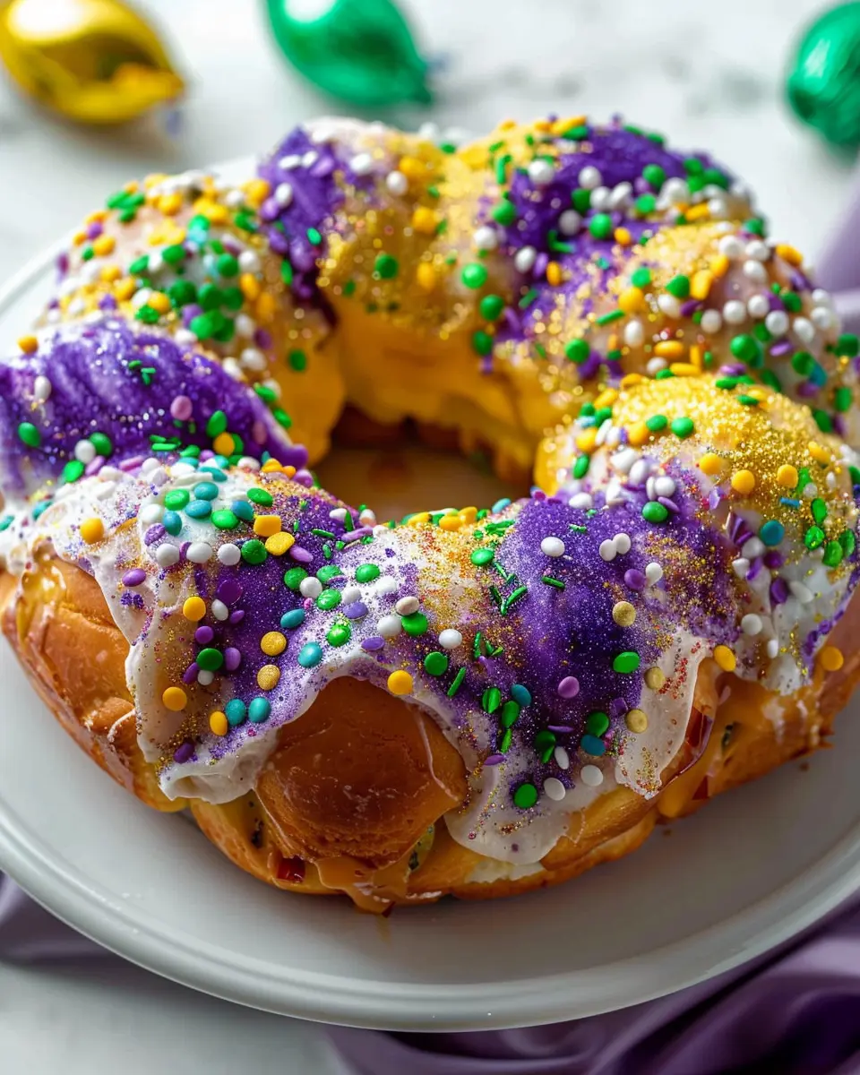 Easy King Cake Recipe: Indulge in a Festive Homemade Delight