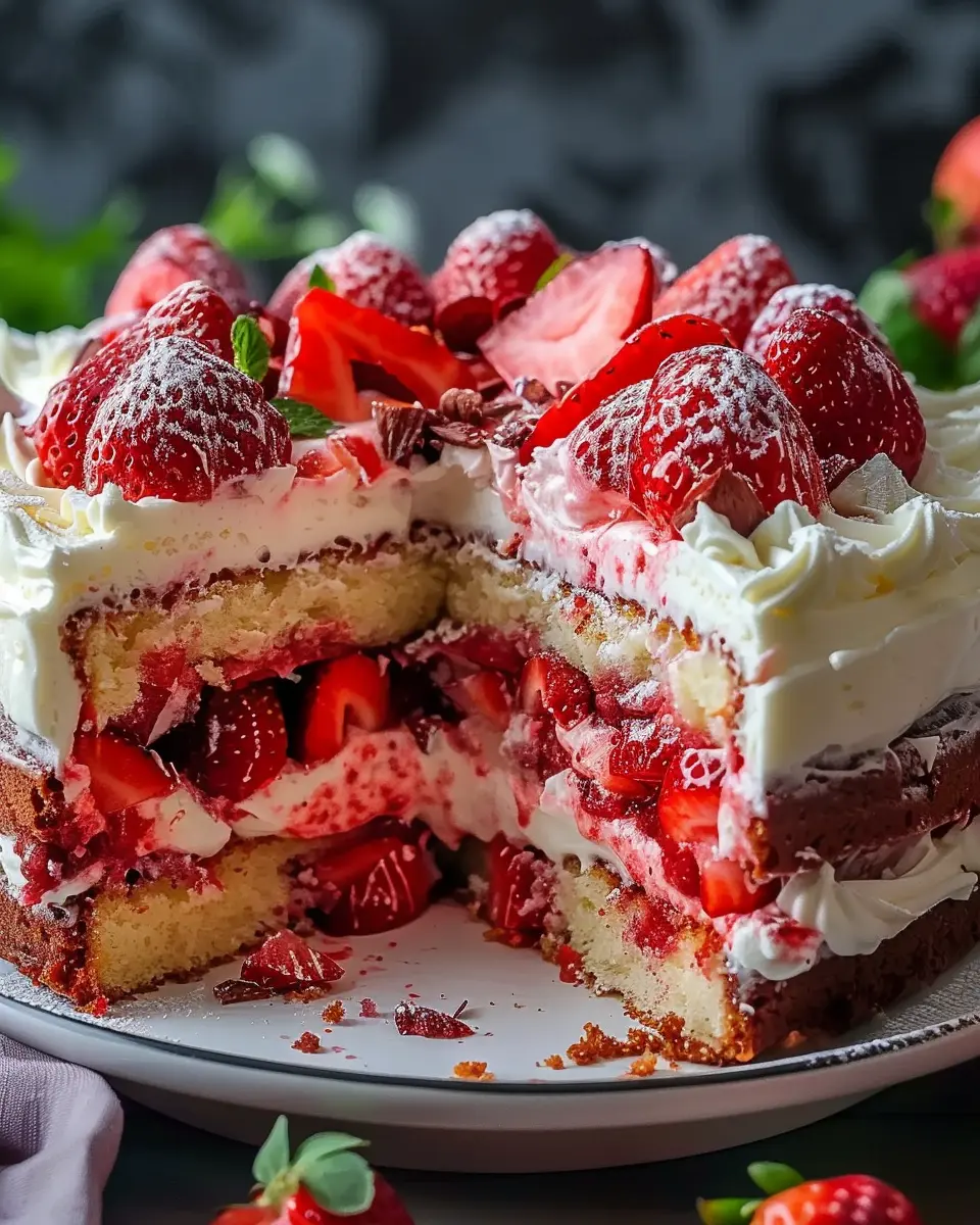 Irresistible Strawberry Earthquake Cake: The Best Homemade Delight