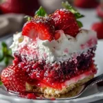 Strawberry Earthquake Cake