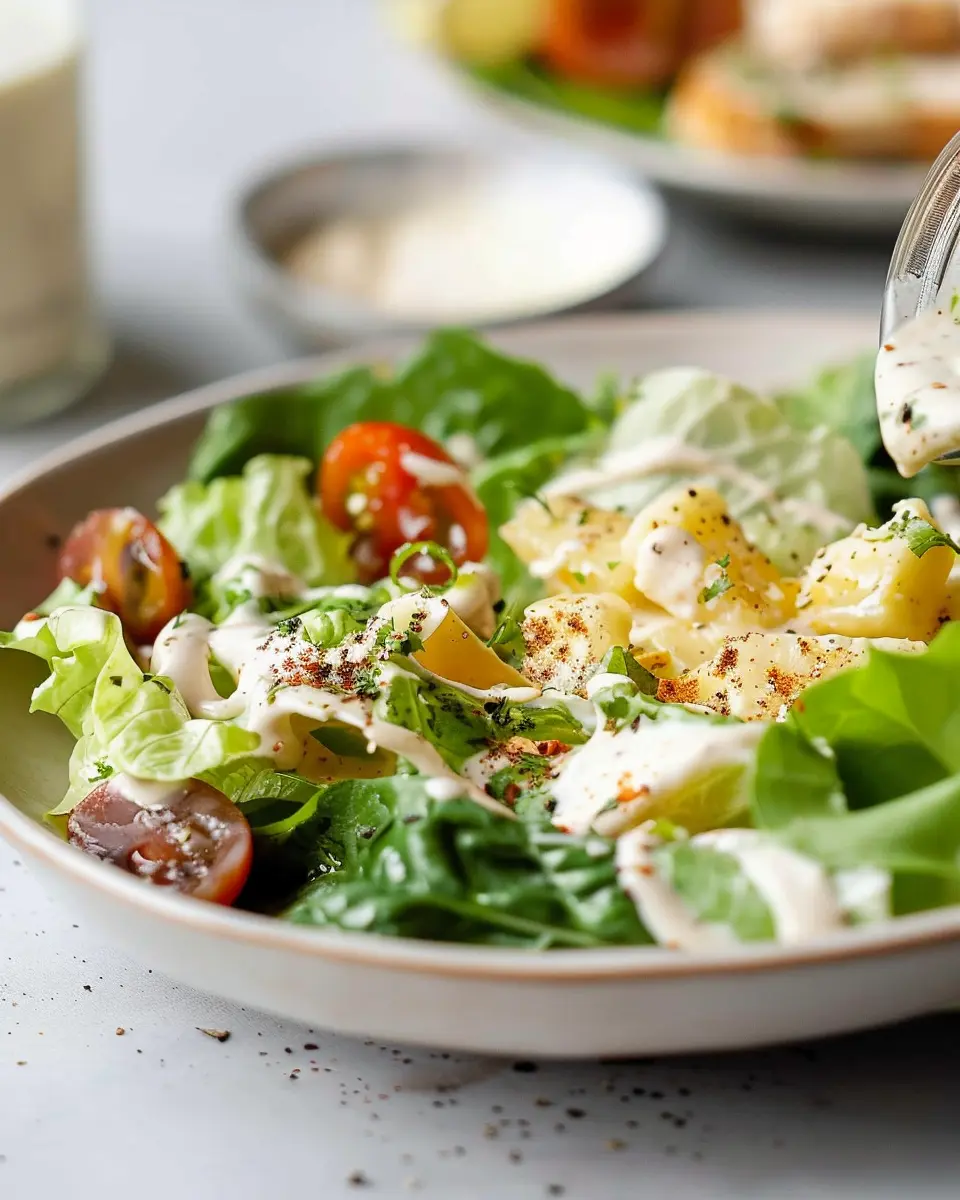 Quick Healthy Caesar Dressing with Greek Yogurt for Guilt-Free Flavor