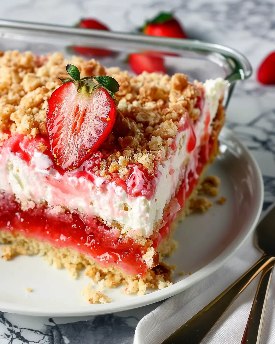 Strawberry Crunch Poke Cake: The Best Easy Summer Treat