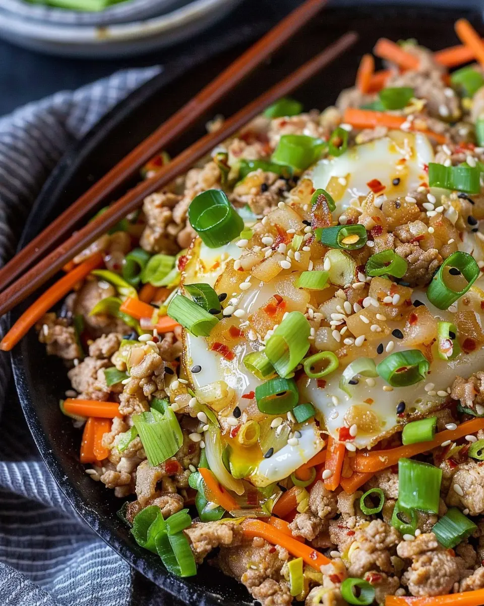 Egg Roll in a Bowl: Easy One-Skillet Keto Recipe with Turkey Bacon